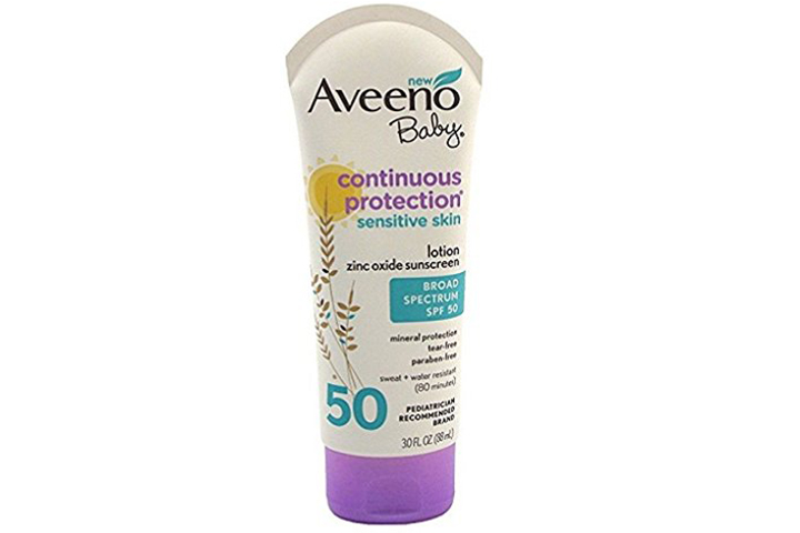 Aveeno Baby Sensitive Skin Sunscreen Lotion