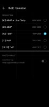 Options in the default Photo mode - Honor View 20 review