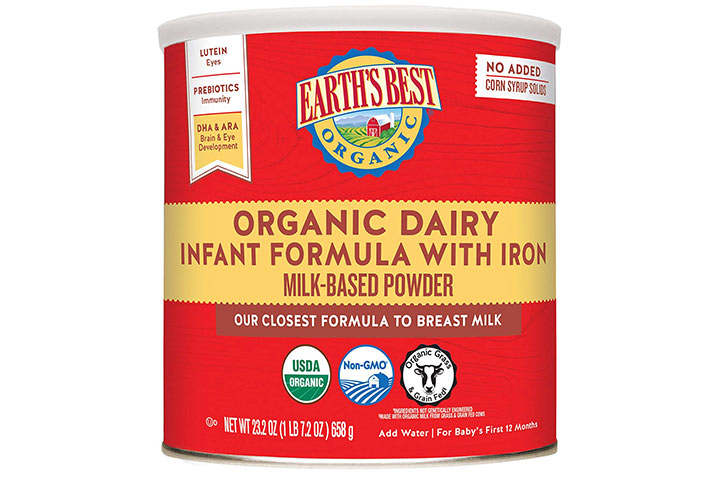 Earth's Best Organic Infant Formula