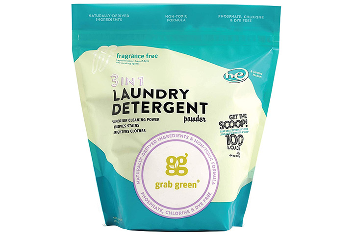 Grab Green Natural 3-in-1 Laundry Detergent Powder